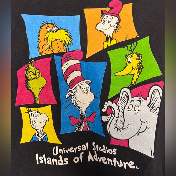 VTG 90 UNIVERSAL STUDIOS Islands of Adventure Tank
Seuss Landing Cat in the Hat - Picture 2 of 5